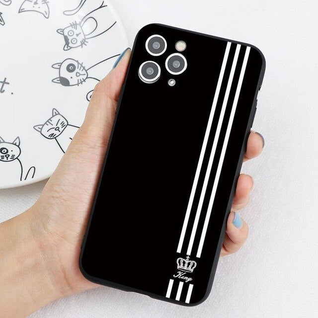 King Queen Crown Case For iPhone