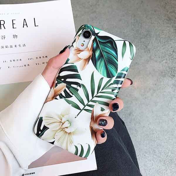 Retro Flower Banana Leaf Phone Case