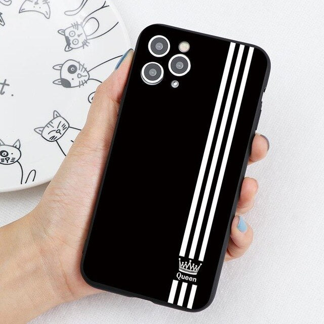 King Queen Crown Case For iPhone