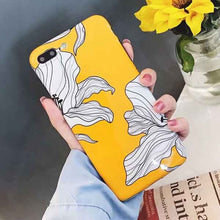 Retro Flower Banana Leaf Phone Case