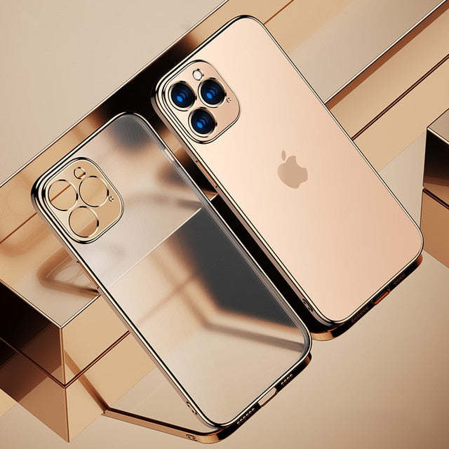 Luxury Square Clear Phone Case
