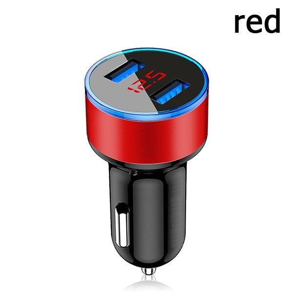 Dual USB Phone LED Car-Charger